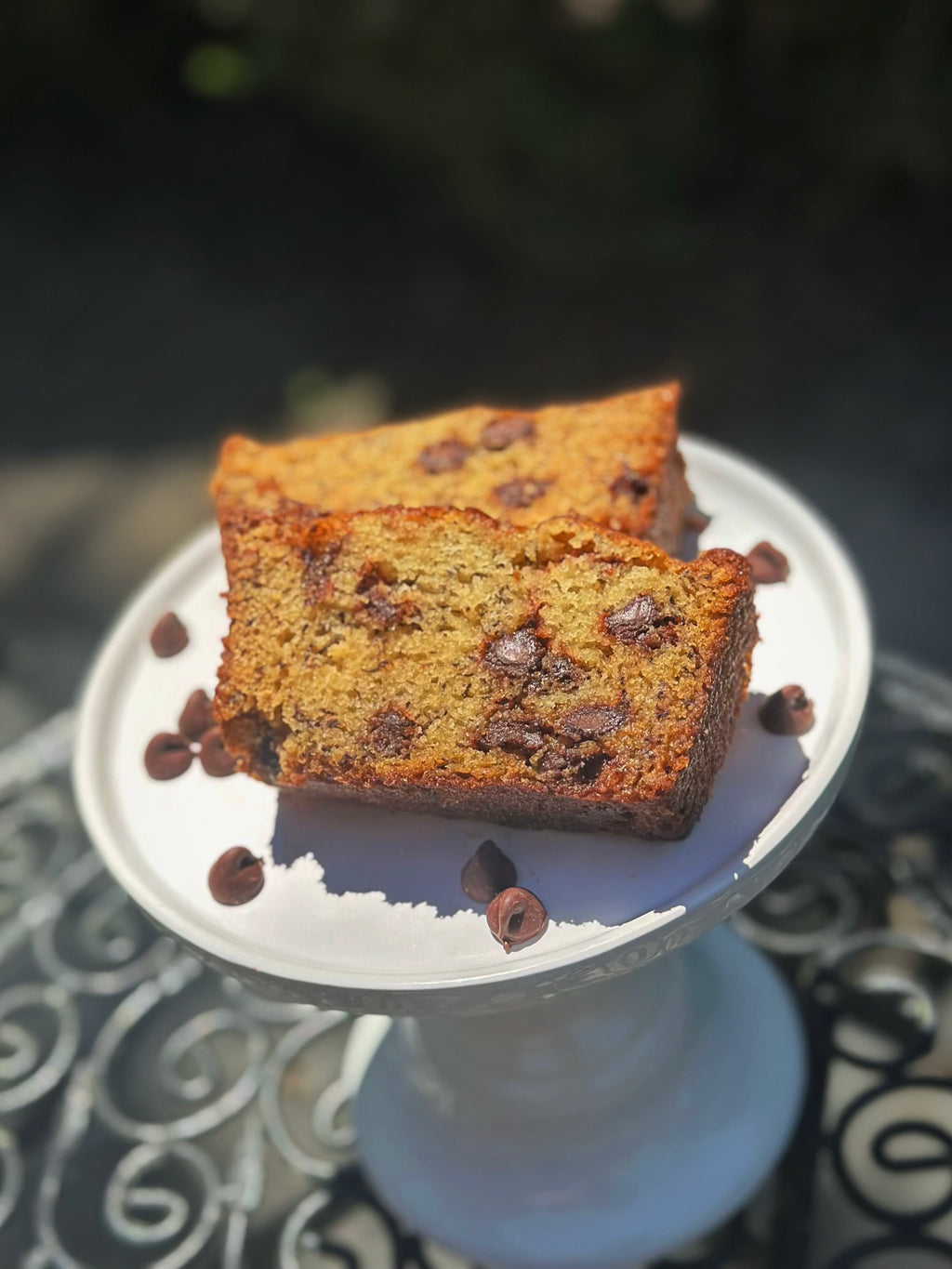 Chocolate Chip Banana Bread Loaf