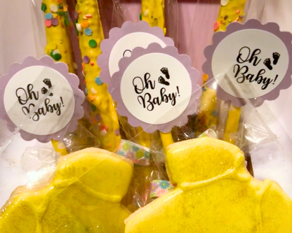 Baby Shower "Oh Baby" Treat Tags - Digital Download